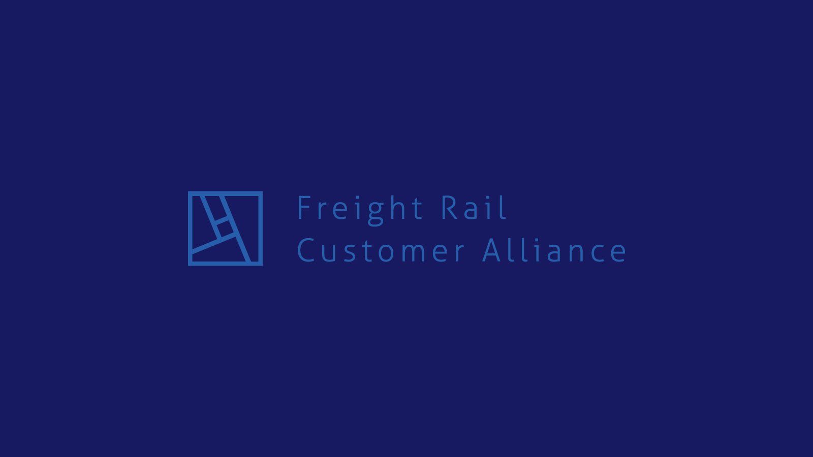 An Identity for the Freight Rail Customer Alliance By Bullhorn Creative