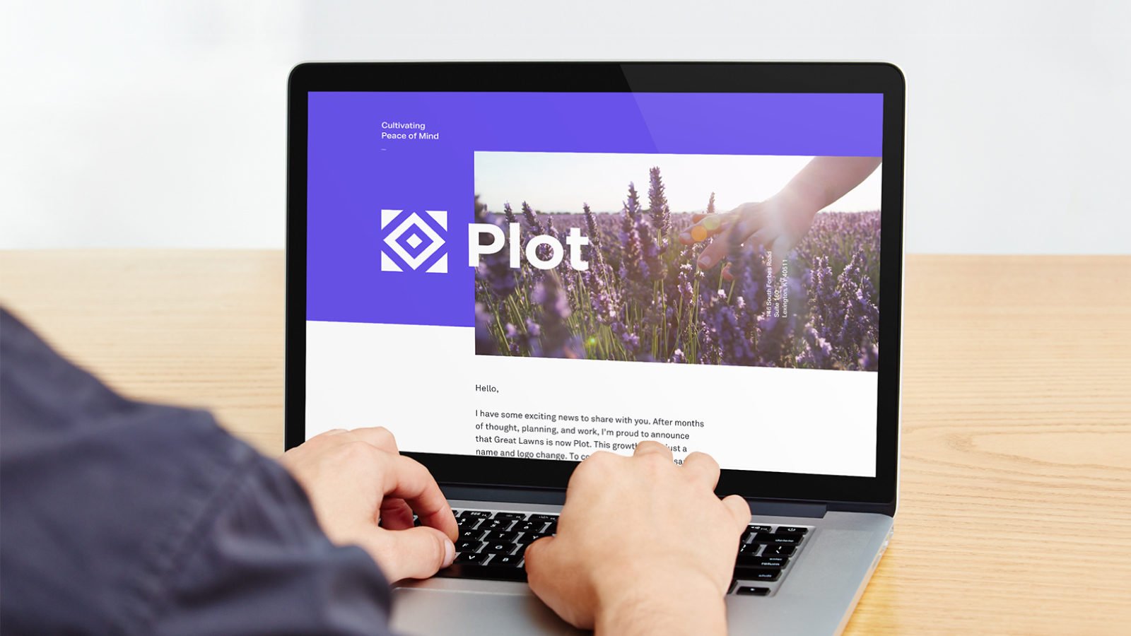 A Brand Identity for Plot Landscaping by Bullhorn Creative