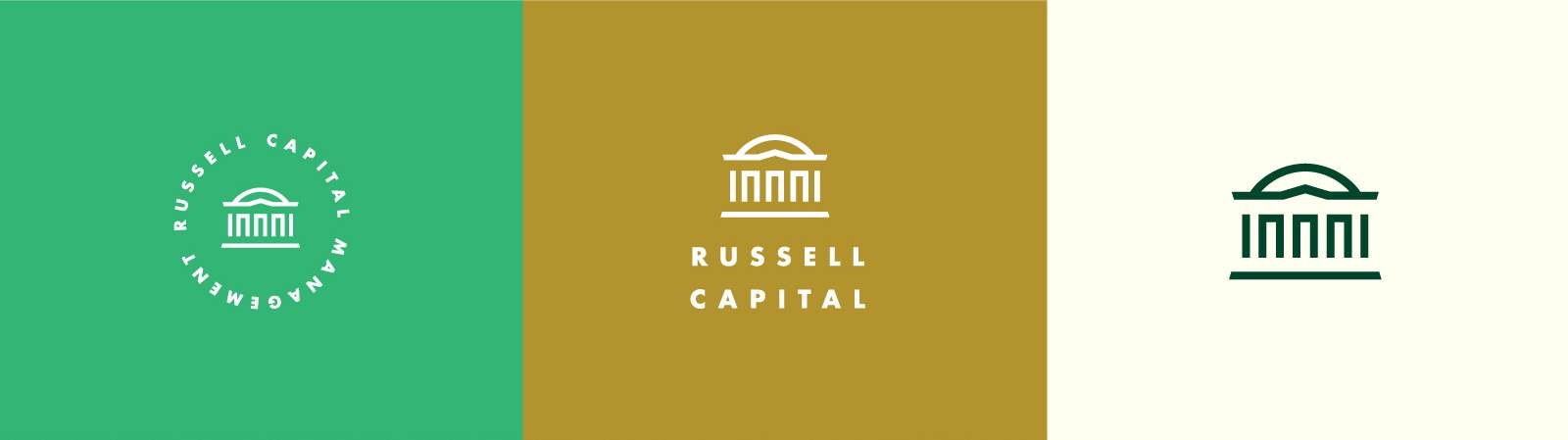A Brand Identity for Russell Capital by Bullhorn Creative