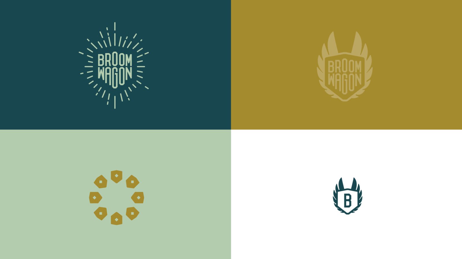 An Identity for Broomwagon Bike Shop and Cafe By Bullhorn Creative