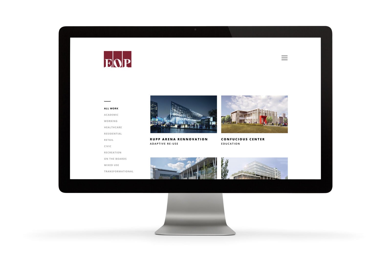 EOP Architects Website Design