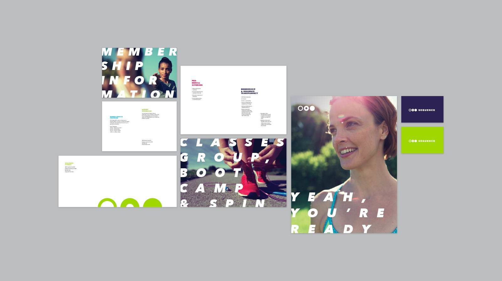 A Brand Identity for Sequence Fitness by Bullhorn Creative