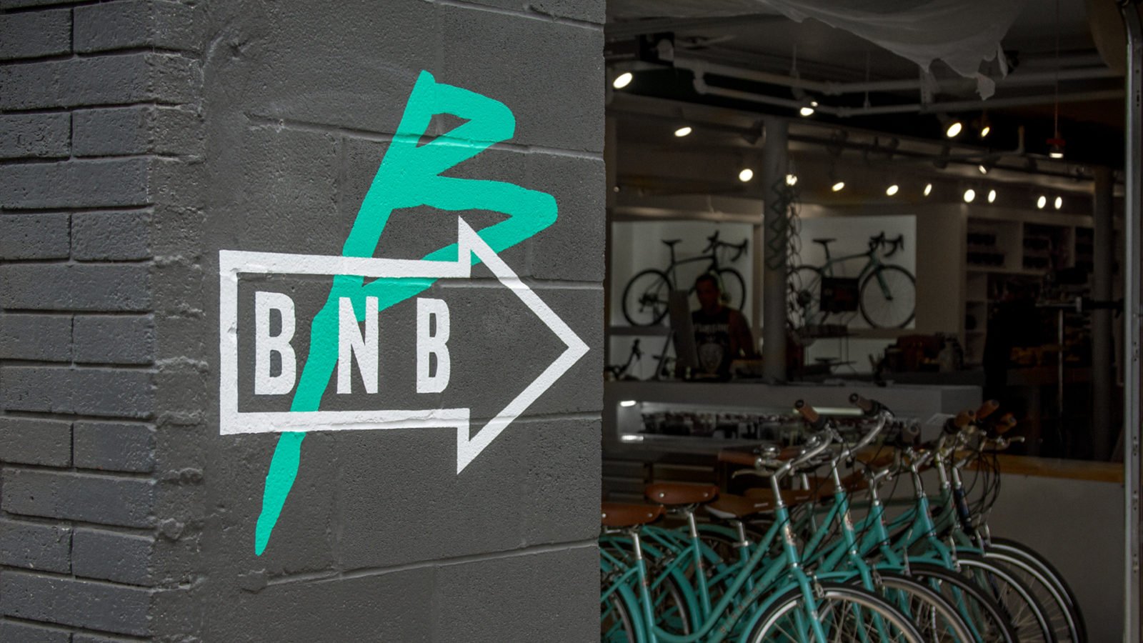 Mural for Boutique Hotel Branding for Bed and Bike