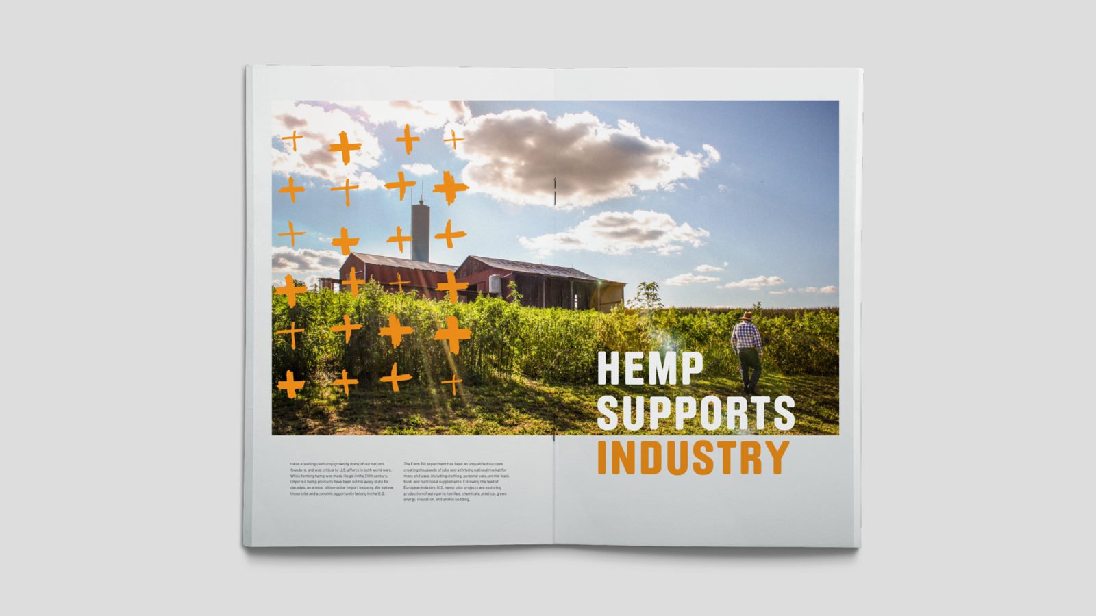 Industrial Hemp Campaign Branding for the US Hemp Roundtable Coalition Booklet
