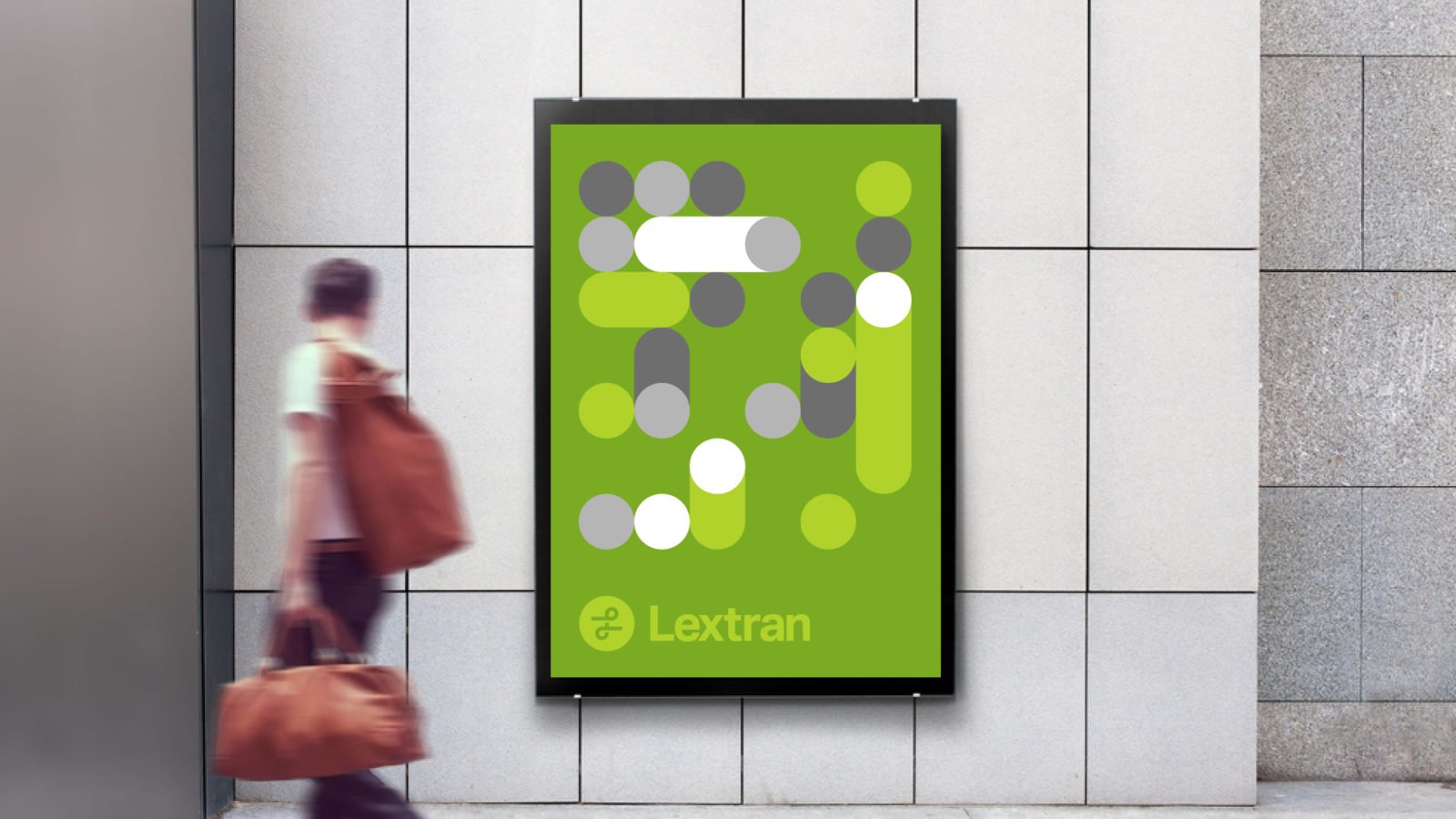 Lextran Transportation Brand Identity Transit Center Poster