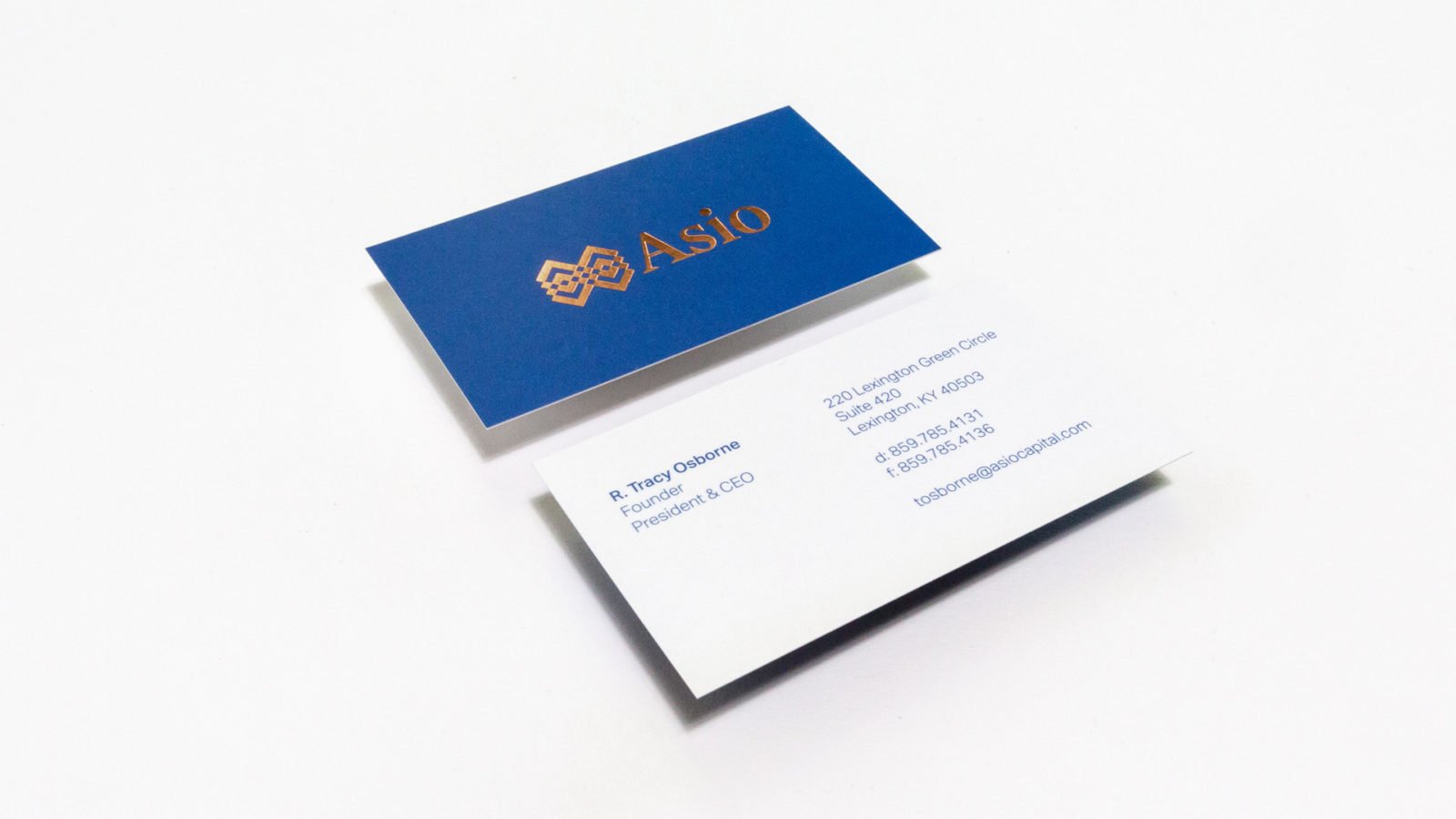 Asio Wealth Management Business Cards and Stationery