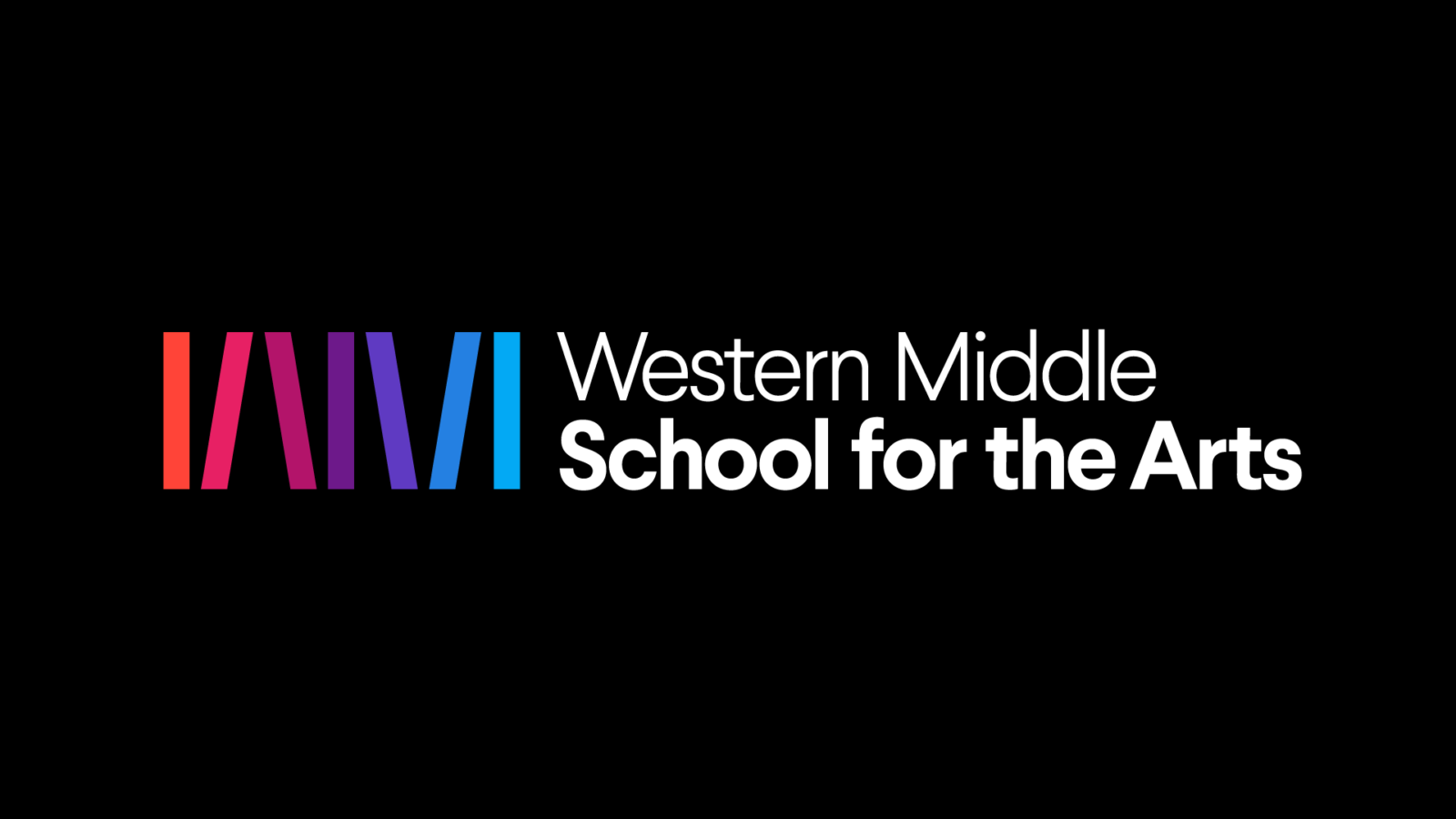 Western Middle School for the Arts Impact Brand Logo Design