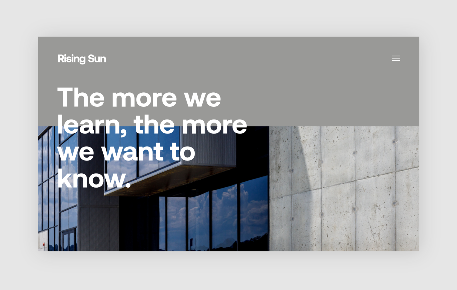 Rising Sun Website Design