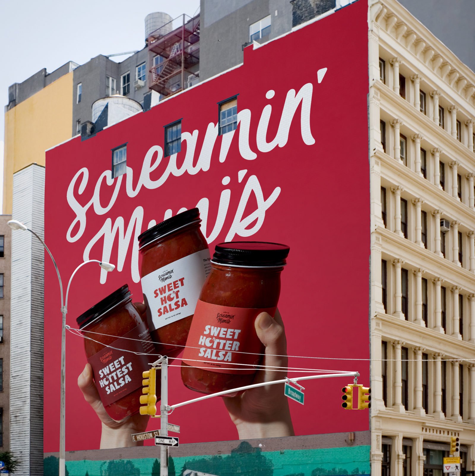 Screamin' Mimi's Brand Billboard Design