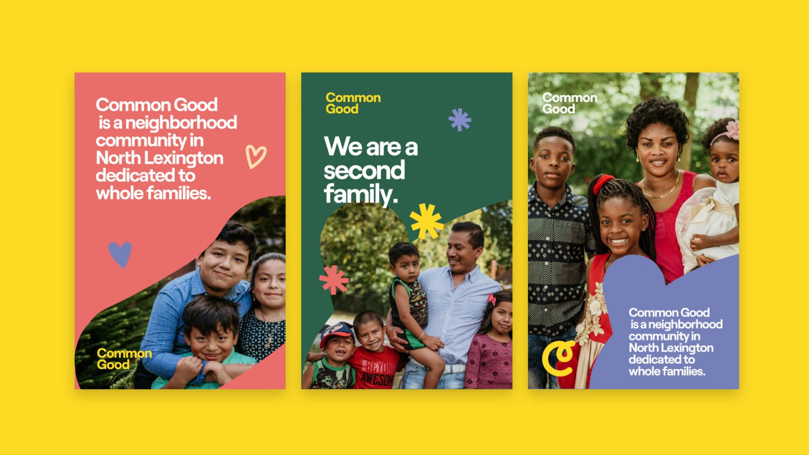 Common Good Impact Brand Poster Designs