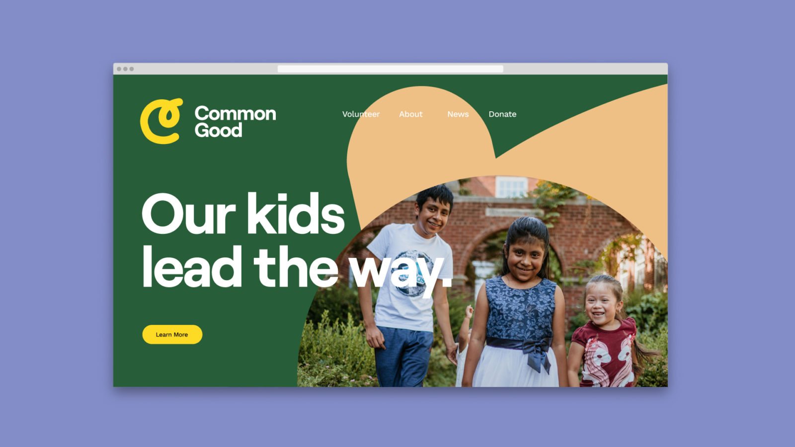 Common Good Impact Brand Website Design