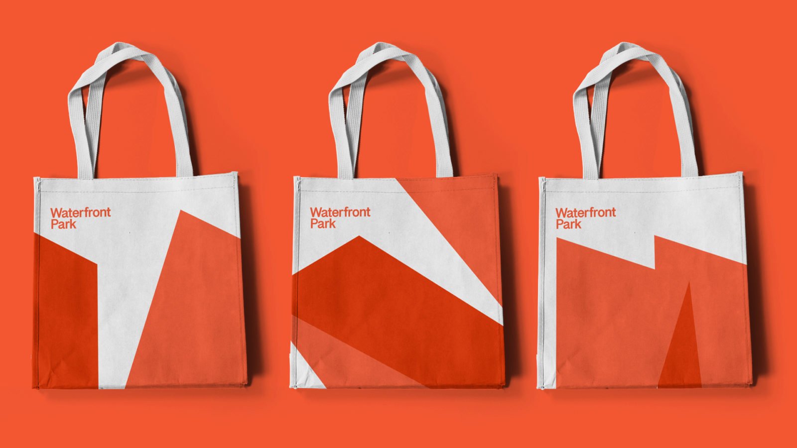 Waterfront Park Brand Tote Bag Design