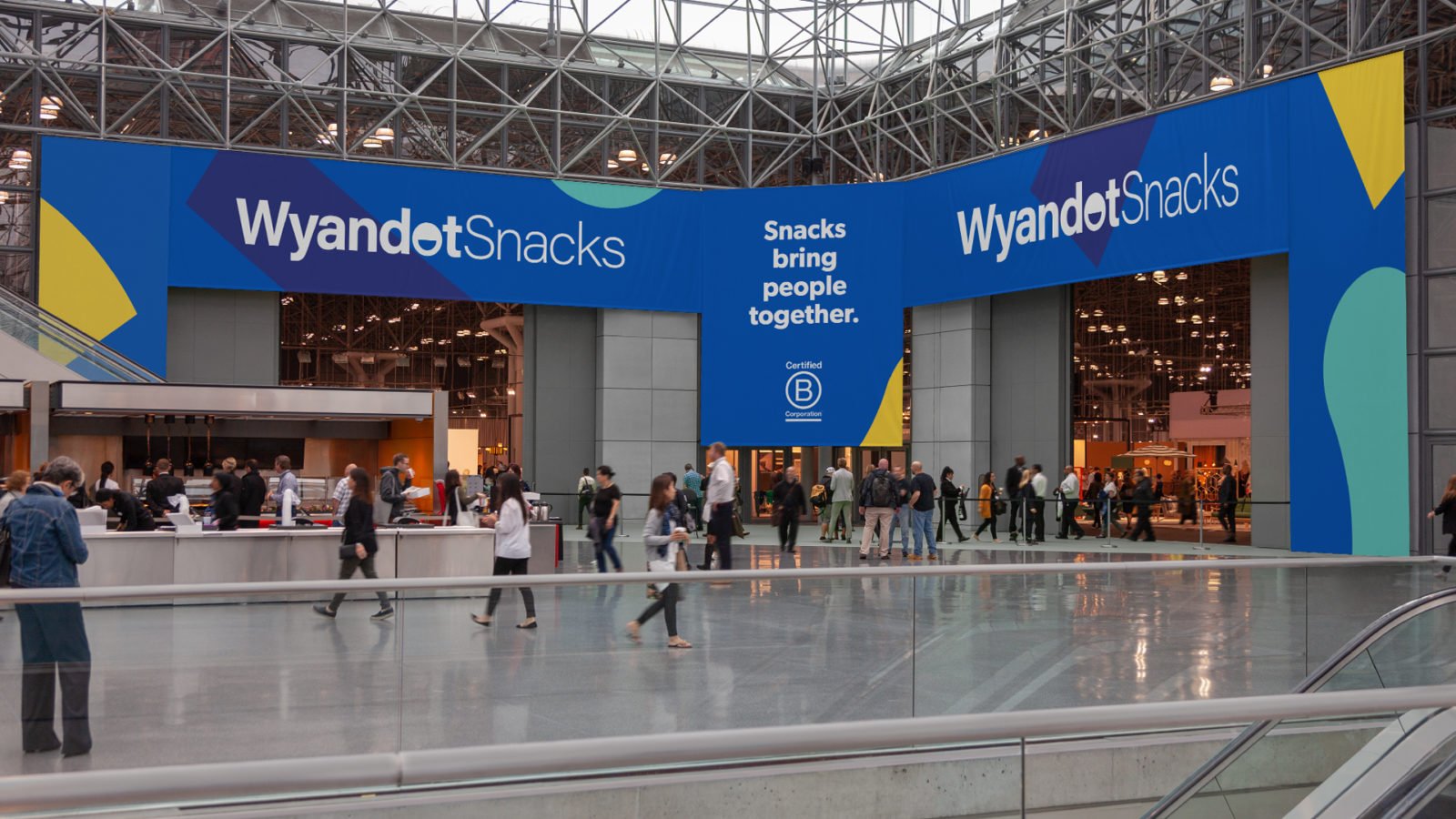 Wyandot Snacks B Corp Impact Brand Trade Show Banners Design
