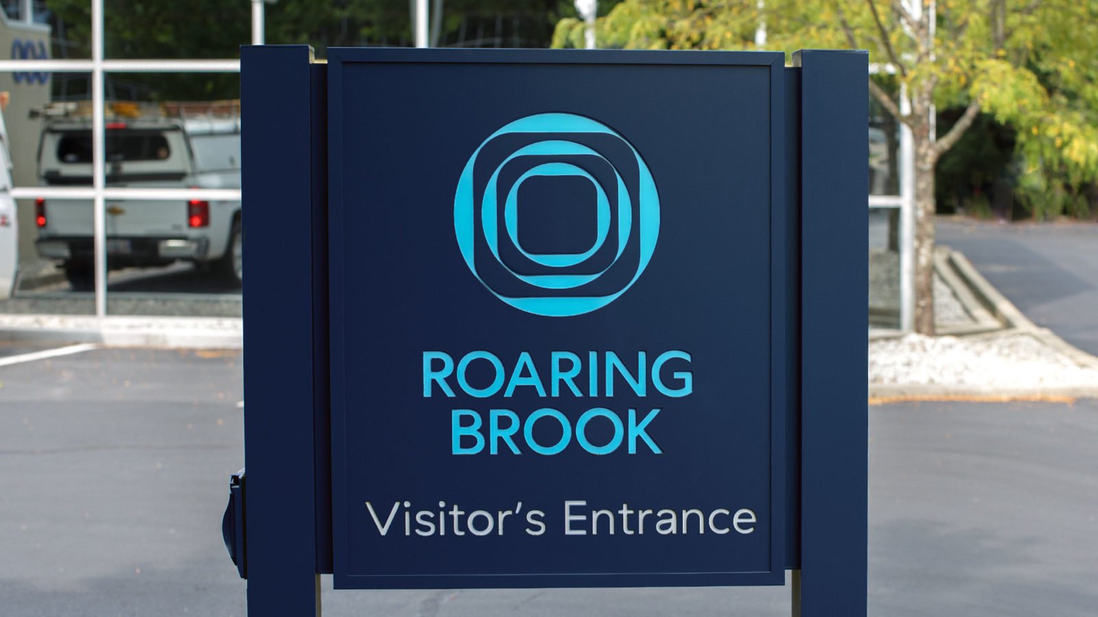 Roaring Brook Recovery Impact Brand Signage