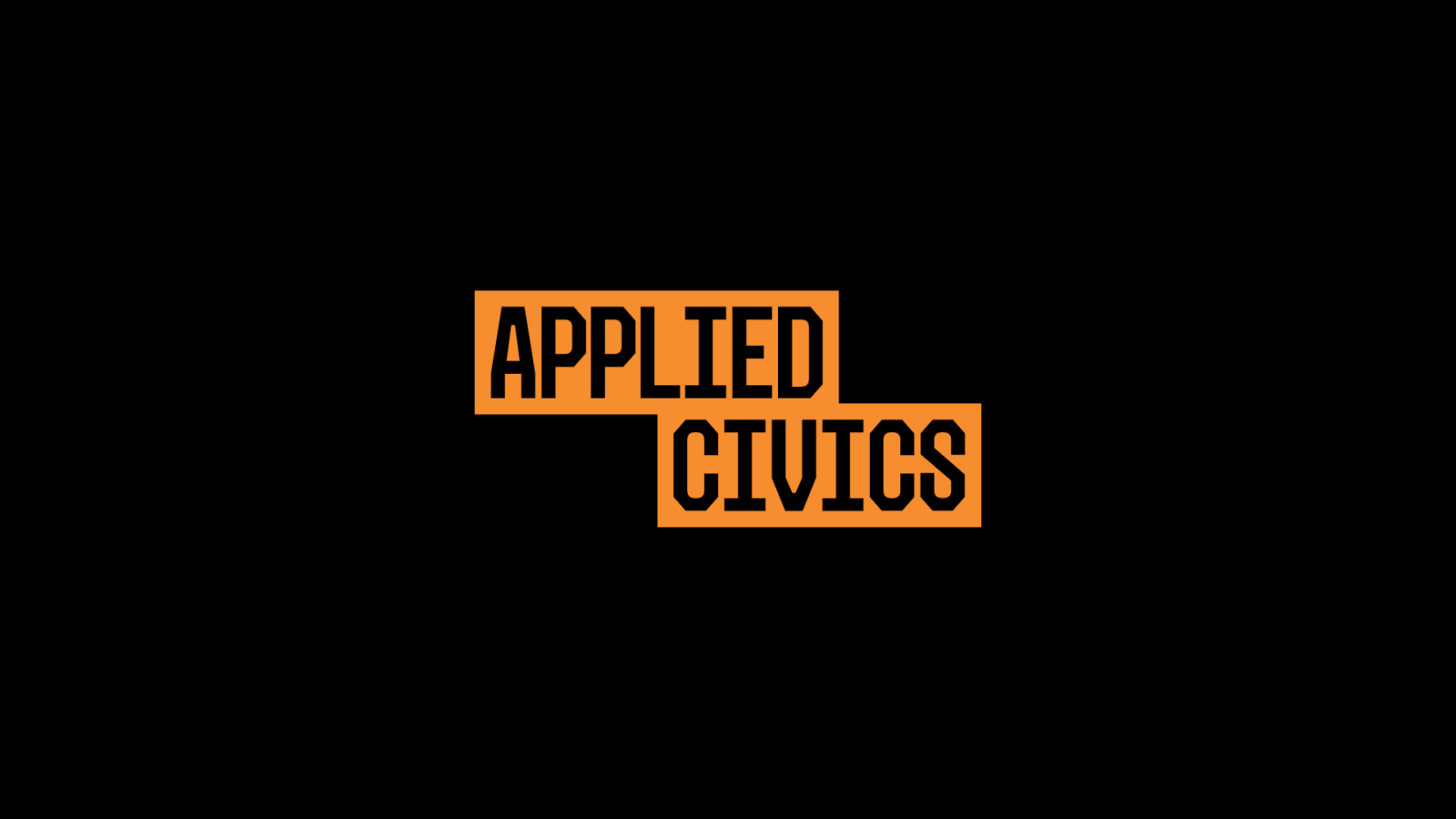 Applied Civics Community Affairs Impact Brand Logo Design