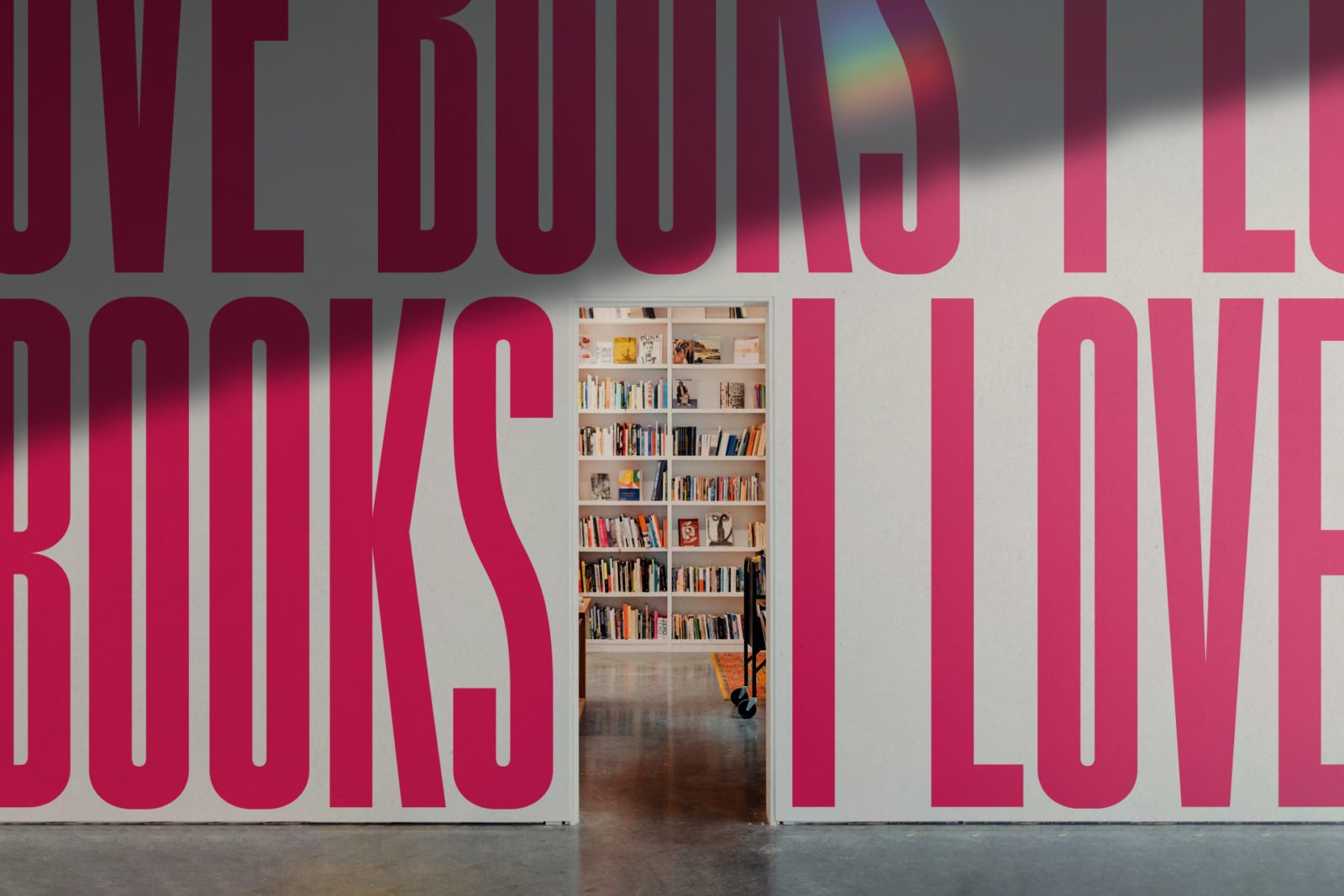 I Love Books Impact Brand Wall Super Graphics