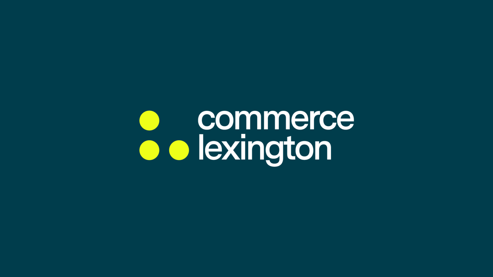 Commerce Lexington Brand Logo Design