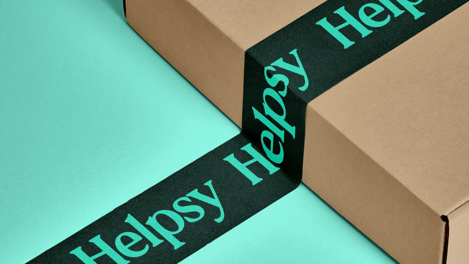 Helpsy rebrand logo packaging design