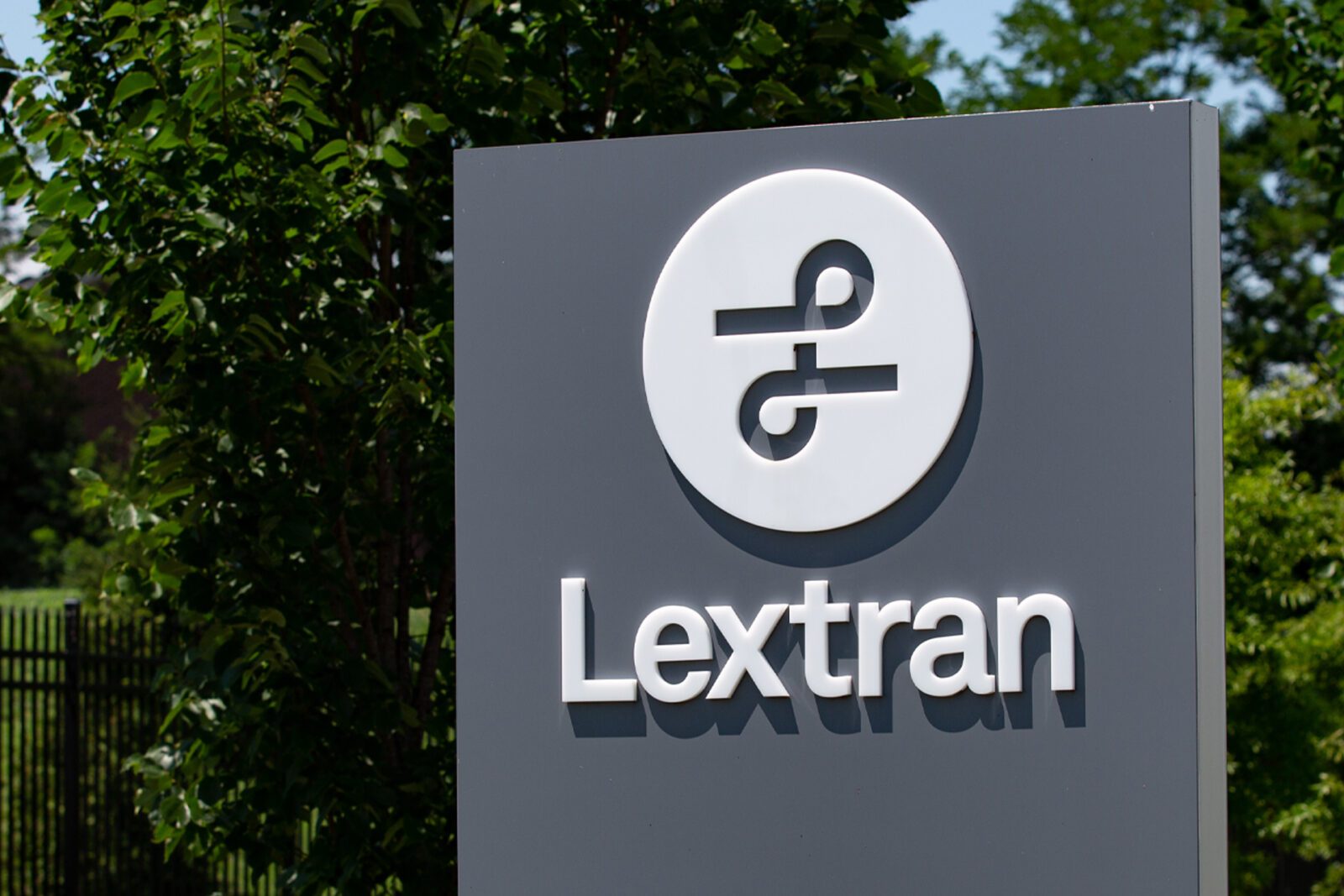 Lextran Headquarters Signage, Transportation Brand Design